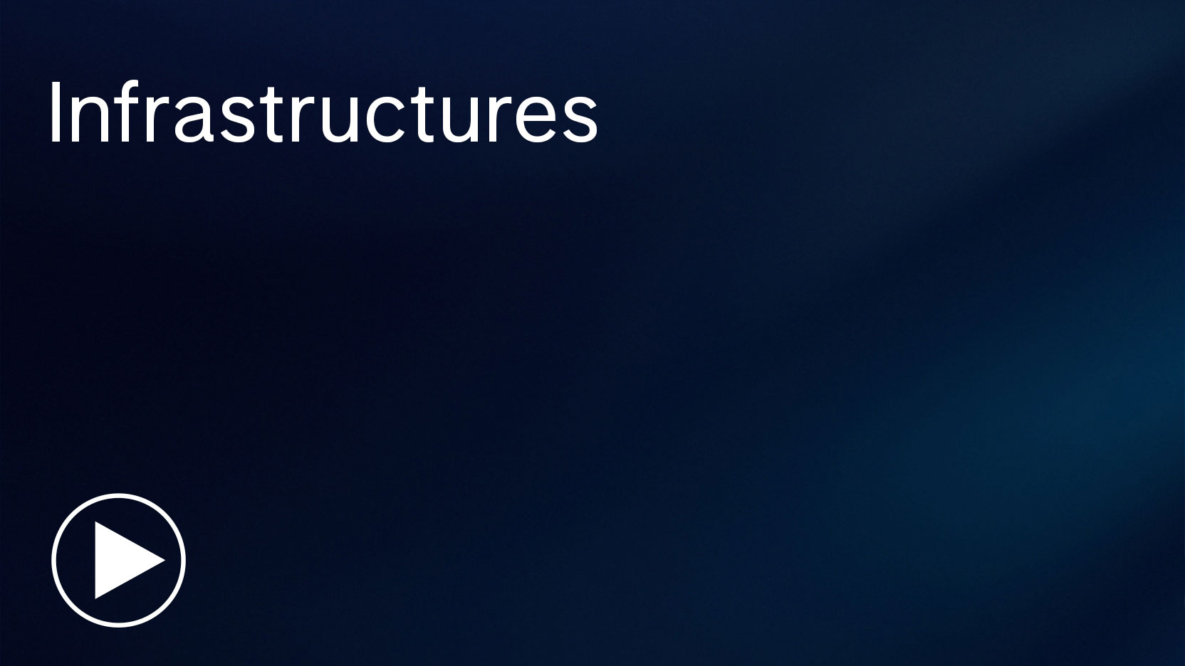 Infrastructures